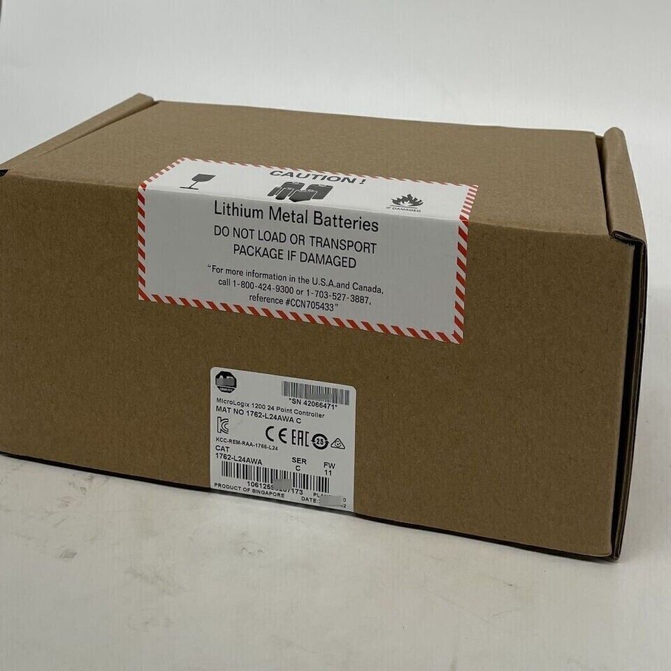 NEW Unopened Allen-Bradley 1762-L24AWA SER C MicroLogix 1200 24 Point Controller