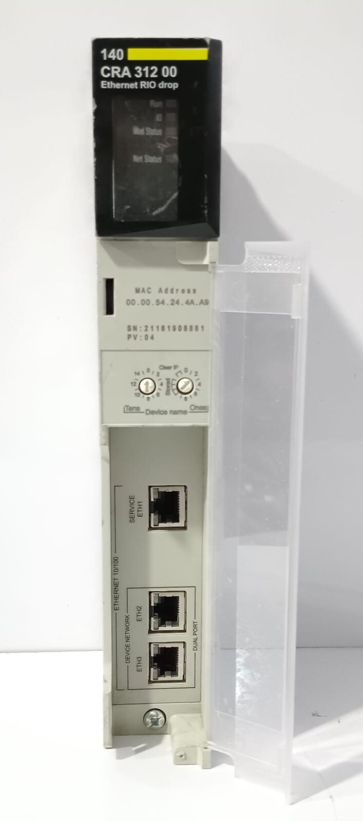 Schneider Electric 140CRA31200 Modicon Quantum RIO Drop E/IP 1CH adaptor
