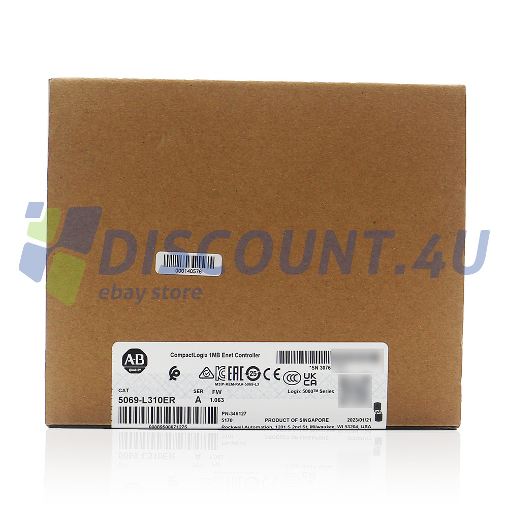 NEW 5069-L310ER Allen-Bradley CompactLogix 1MB Controller AB 5069L310ER