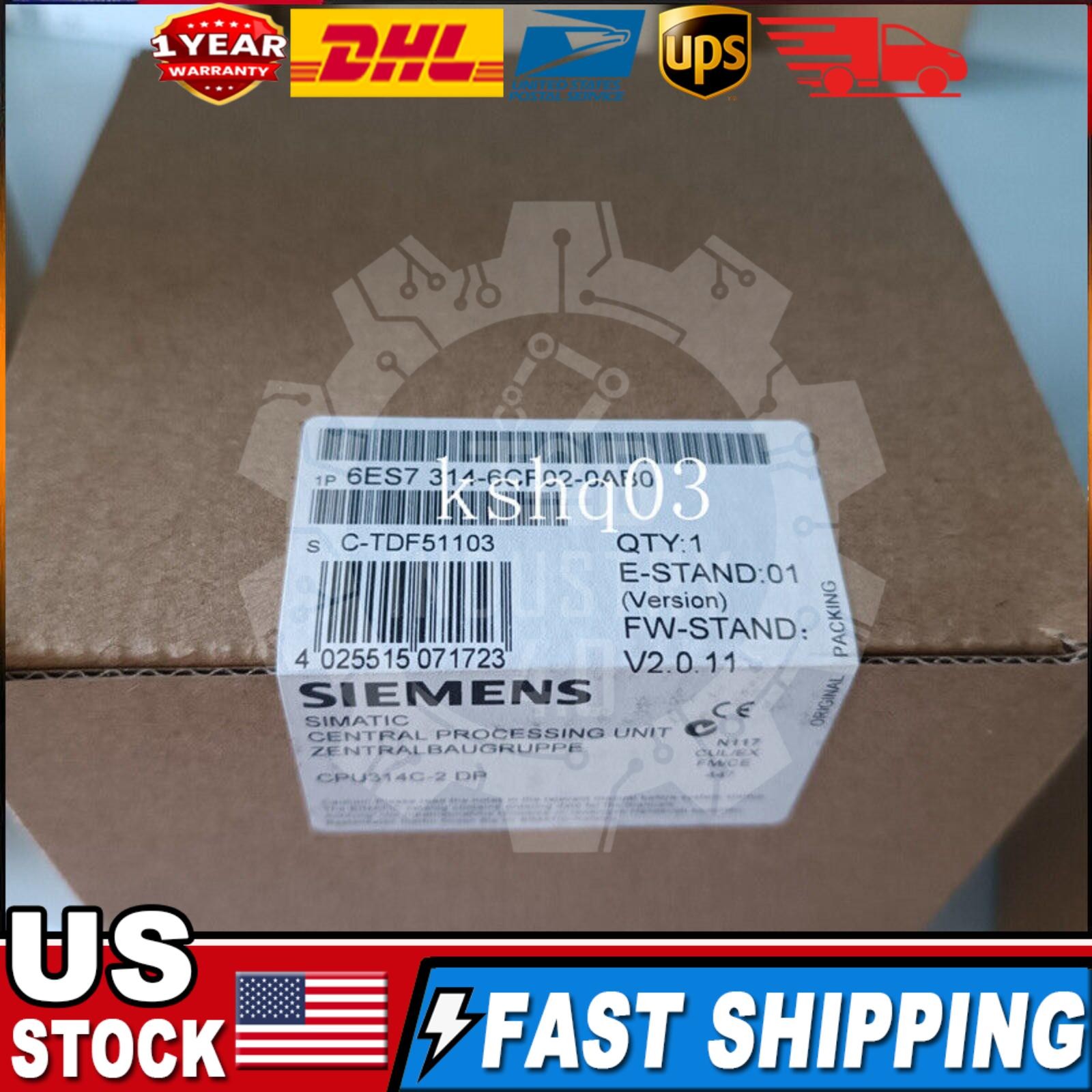 NEW Siemens 6ES7314-6CF02-0AB0 in box 6ES7 314-6CF02-0AB0