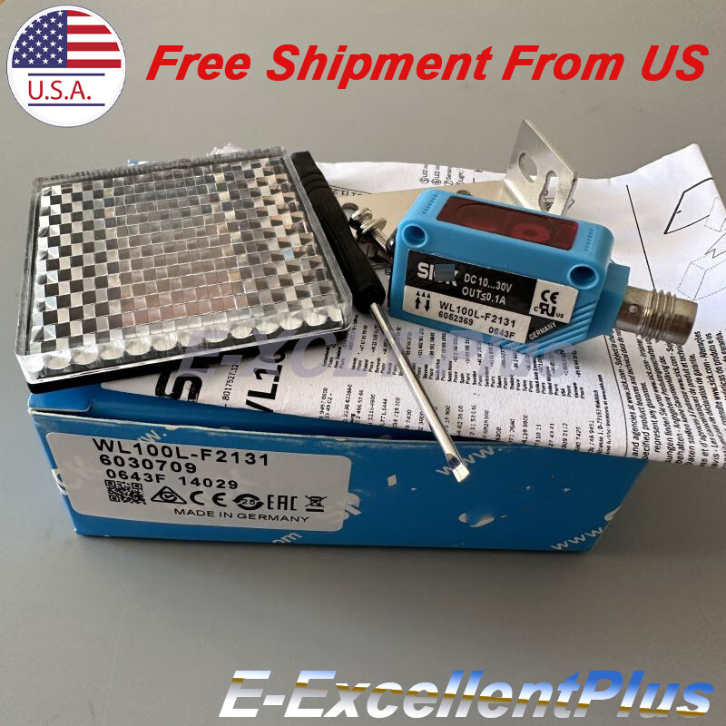 1PCS Photoelectric Sensor Optical Switch For Sick WL100L-F2131 6030709 0.1A 3Pin
